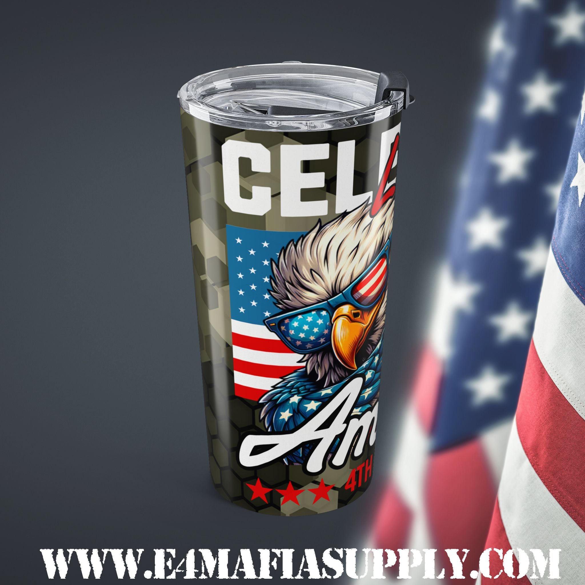 Let’s Go America — Patriotic Eagle Tumbler That Screams Freedom (and Coffee)