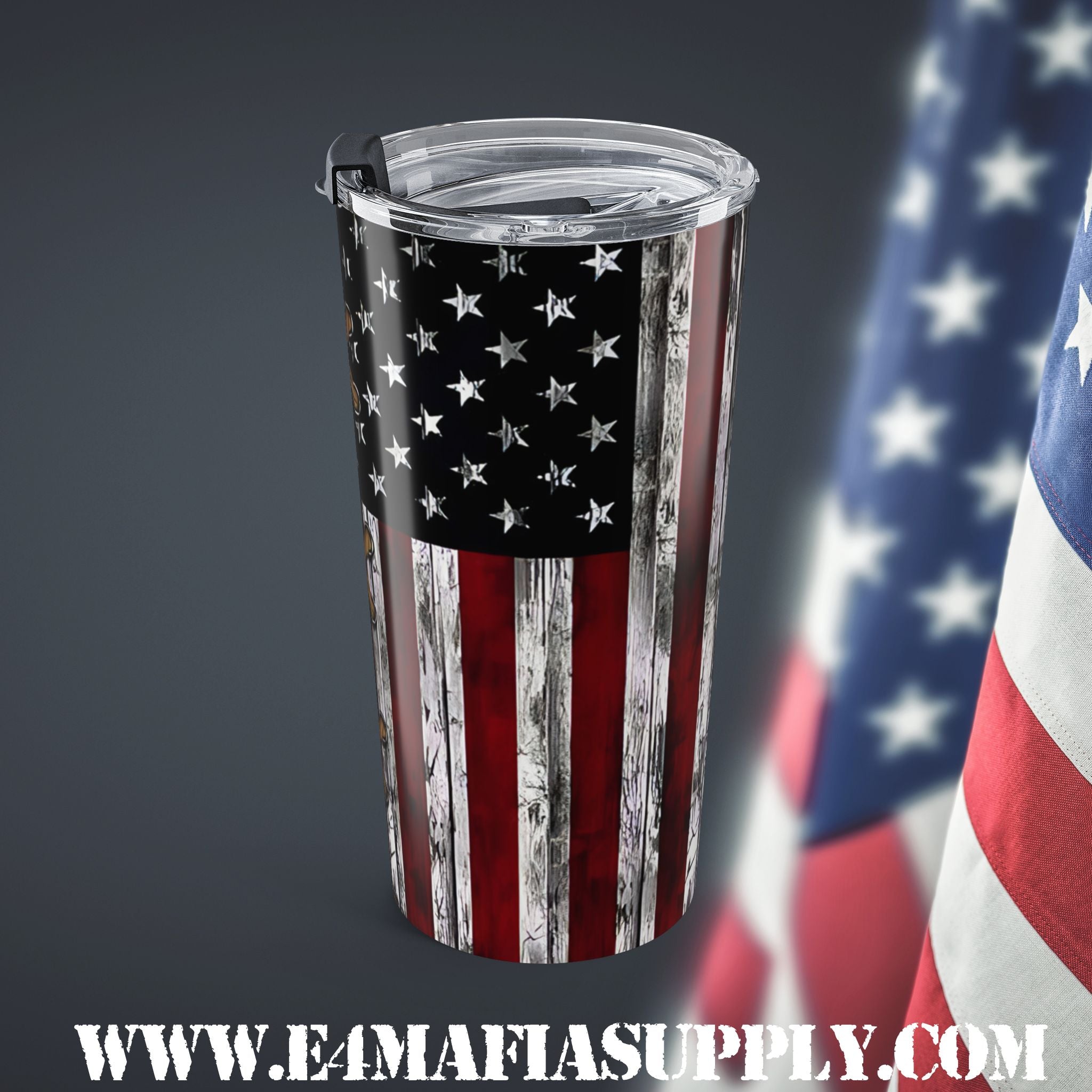 Wings of Freedom — Patriotic Eagle Tumbler That Soars with American Pride”