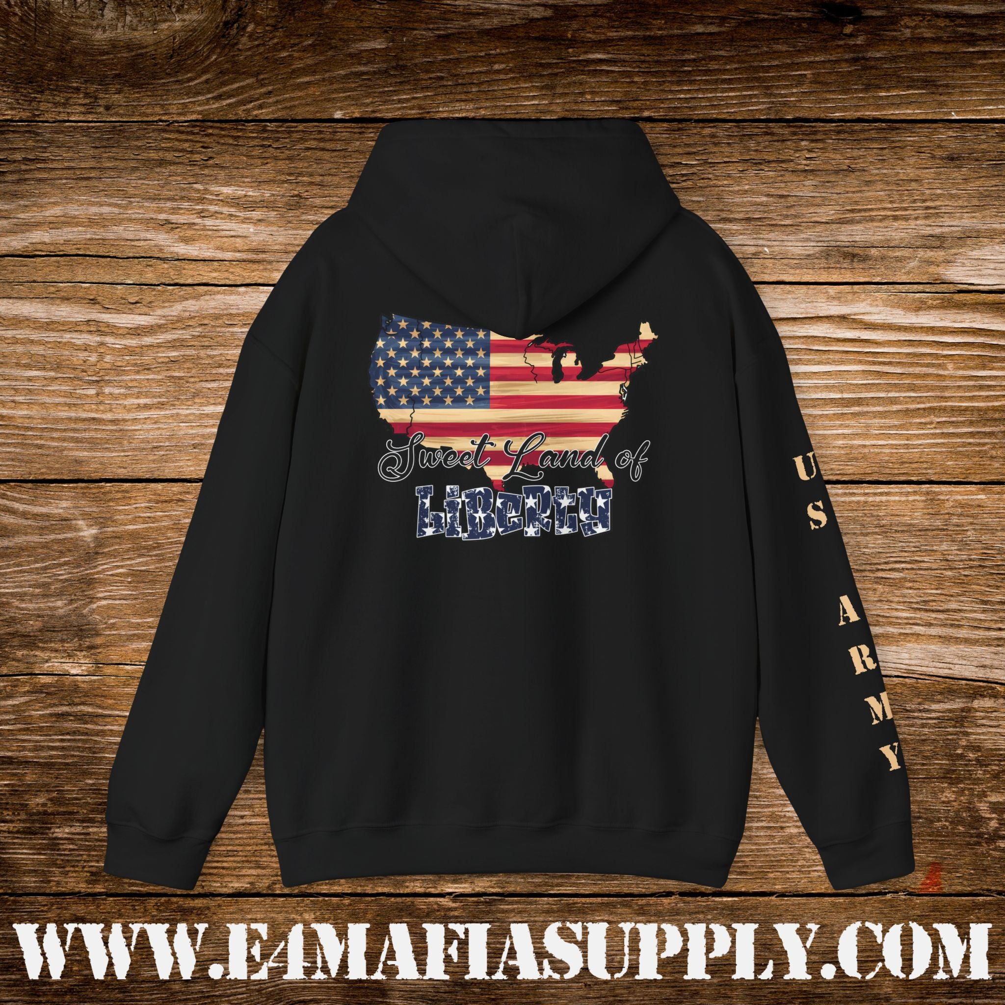 Land of the Free, Home of the Brave – US Army Hoodie