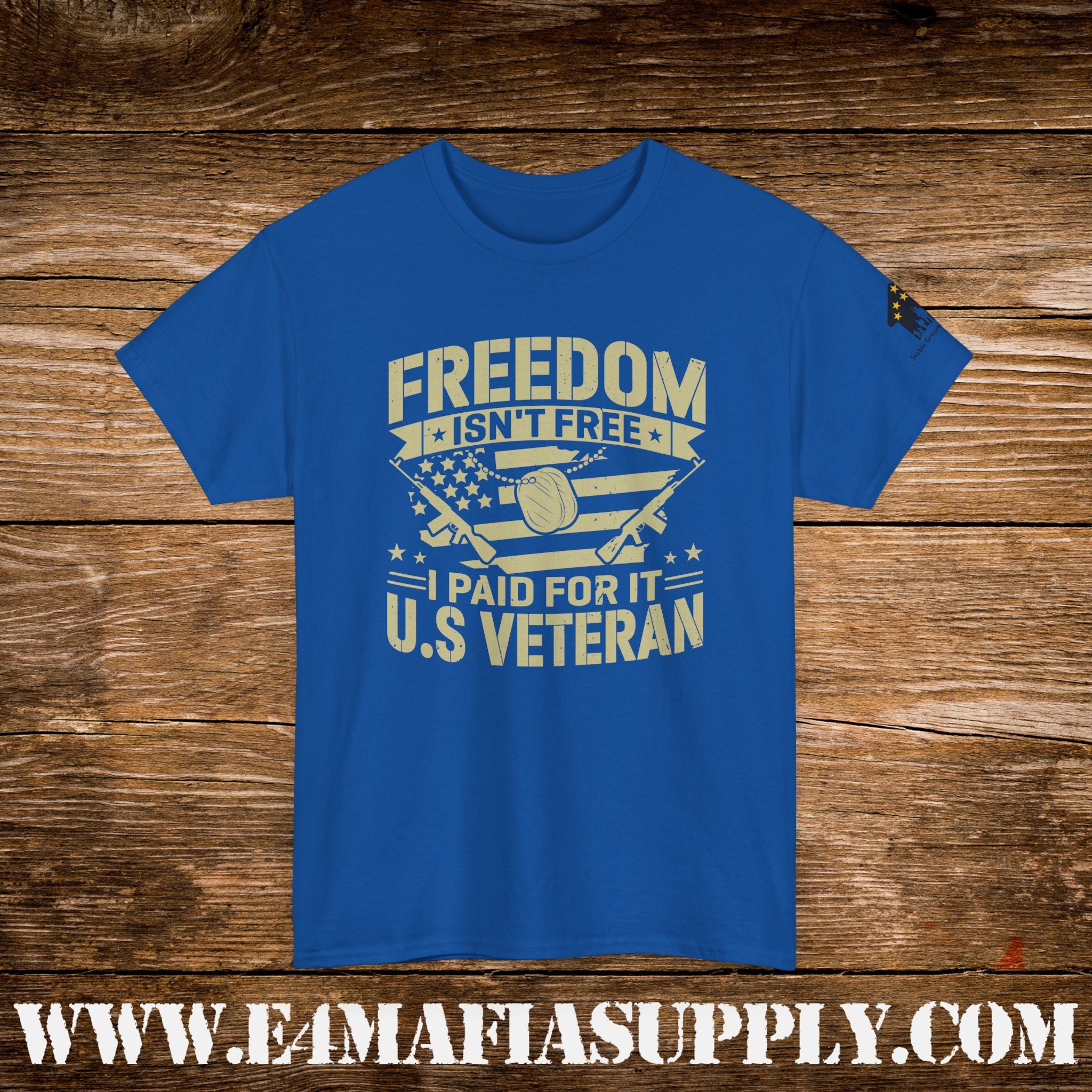 “Freedom Isn’t Free – I Paid for It” – U.S. Veteran Patriotic Military T-Shirt