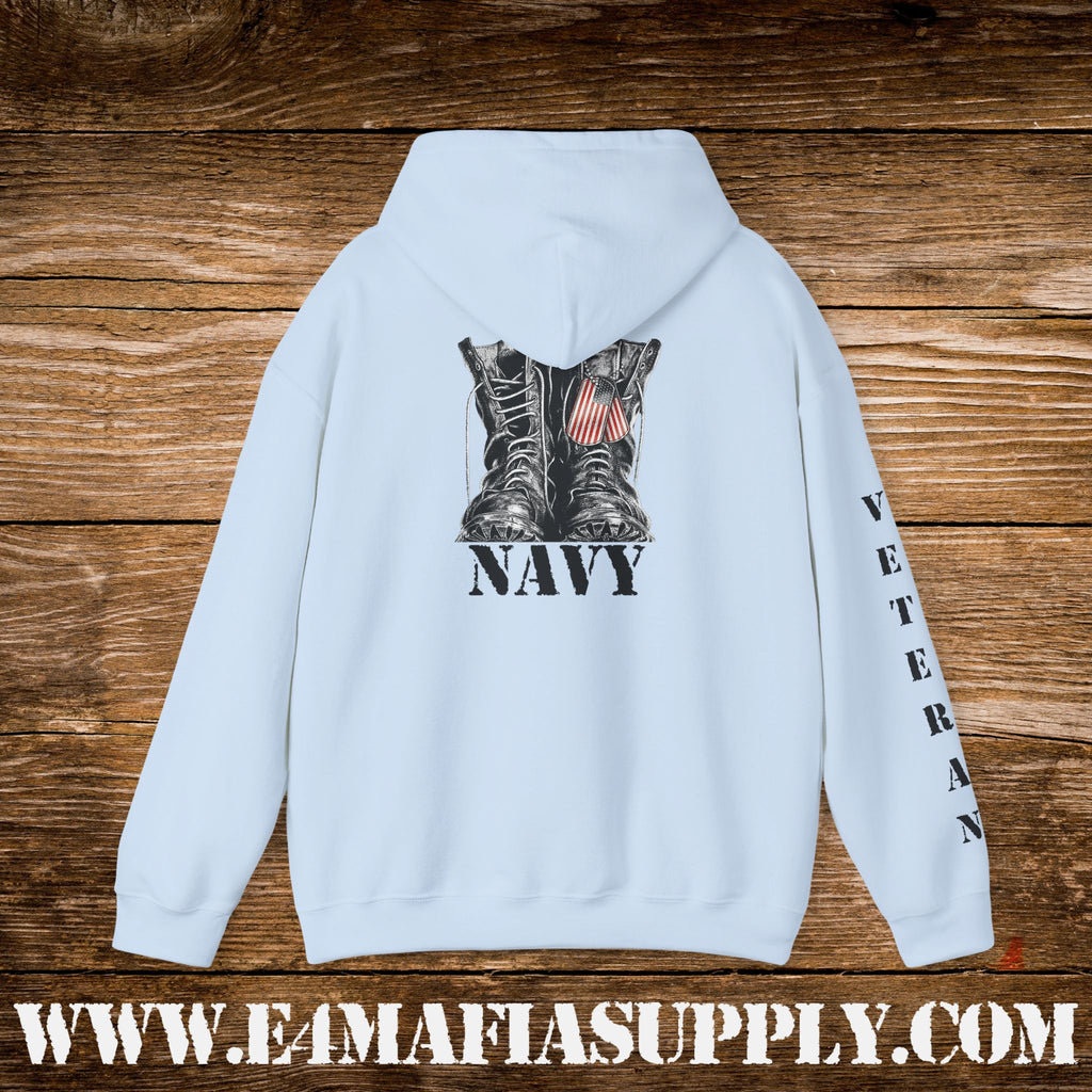 U.S. Navy Combat Boots Veteran Hoodie
