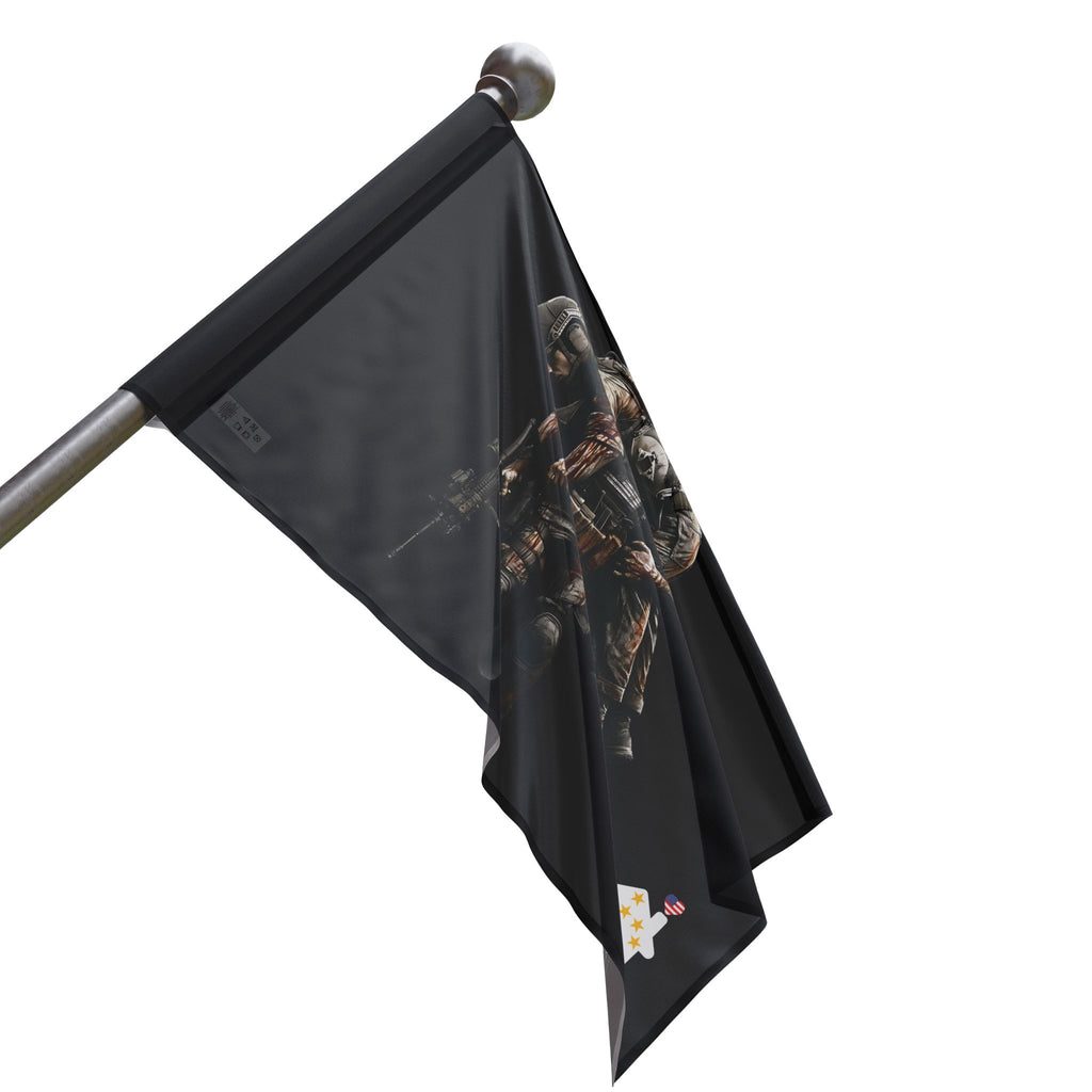 No One Left Behind — Patriotic Flag Honoring Sacrifice and Brotherhood