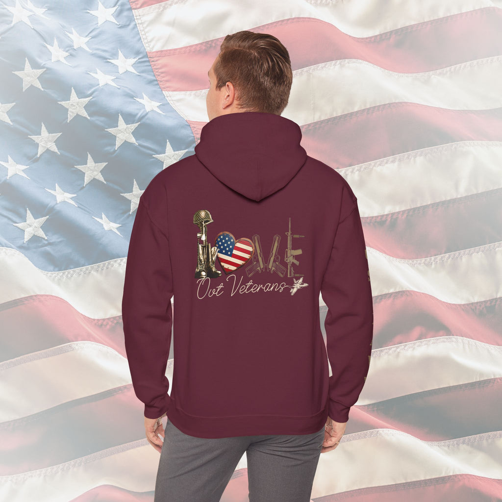Love Our Veterans US Navy Hoodie