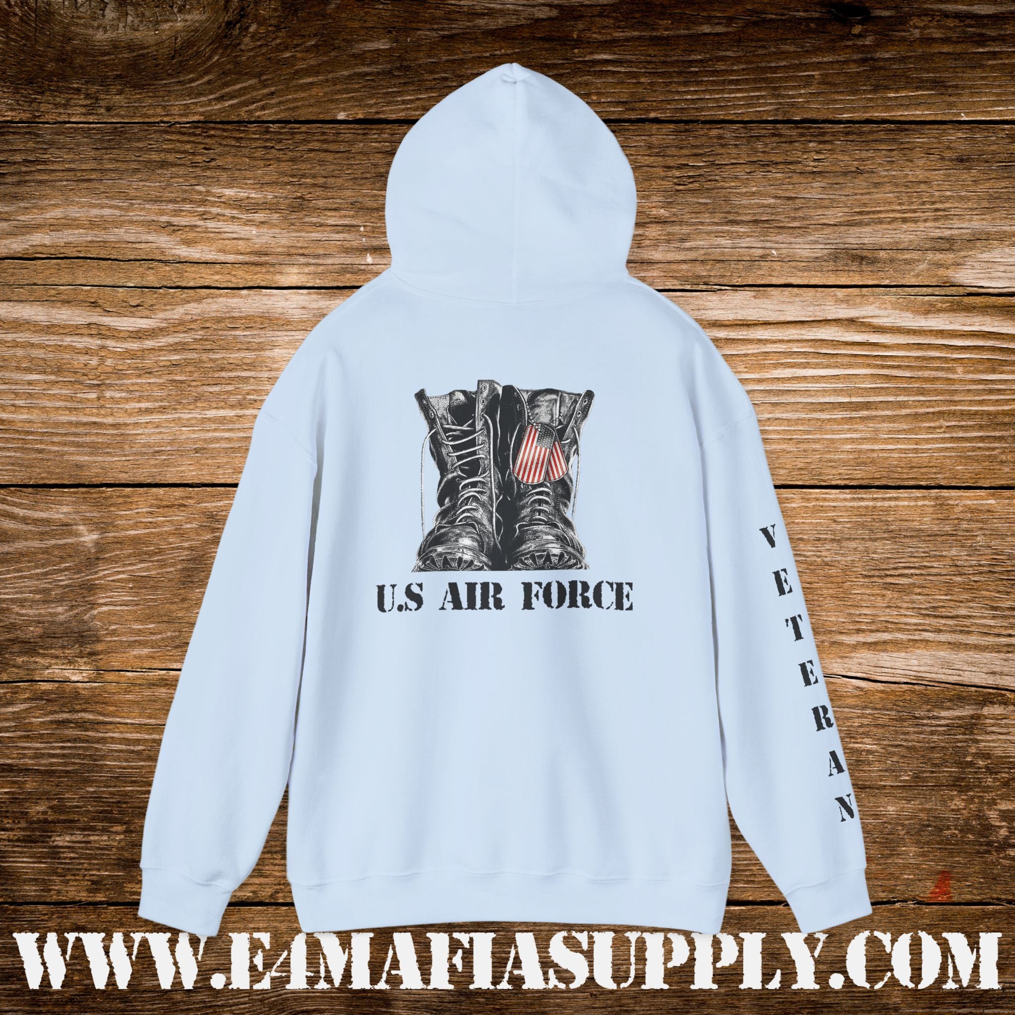 U.S. Air Force Combat Boots Veteran Hoodie