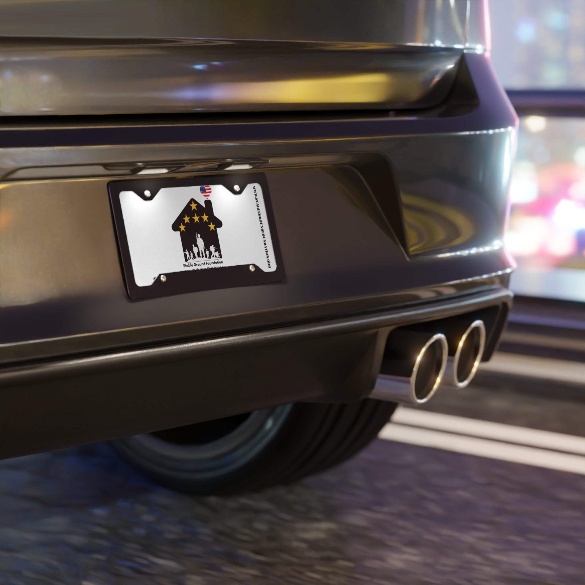 Stable Ground Foundation – Veteran Support License Plate