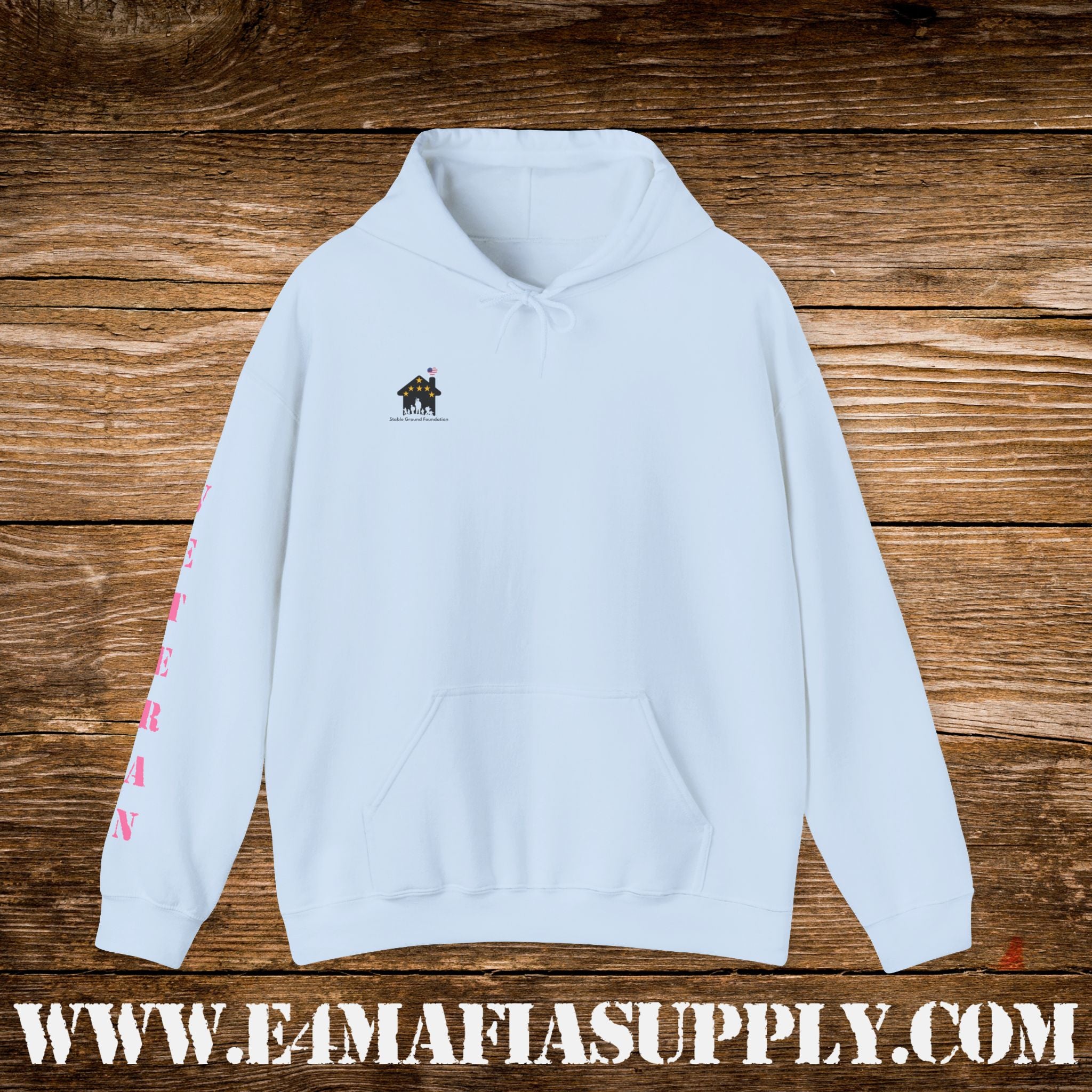 Female Veteran With Three Sides Hoodie