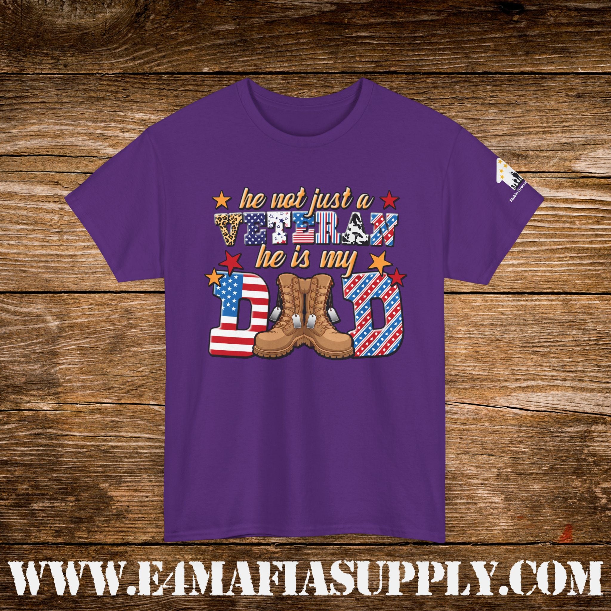 “He Was Not Just a Veteran – He Is My Dad” – Patriotic Military Family T-Shirt