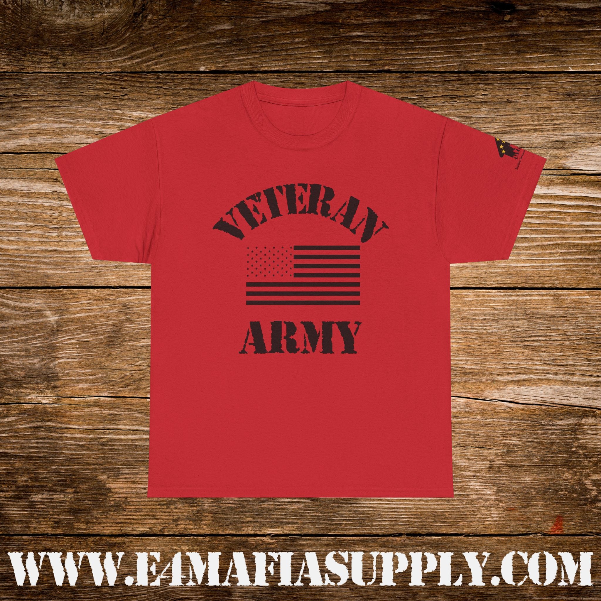 Army Veteran Flag T-Shirt