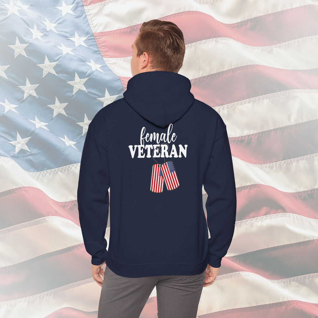 Female Veteran US Navy Hoodie