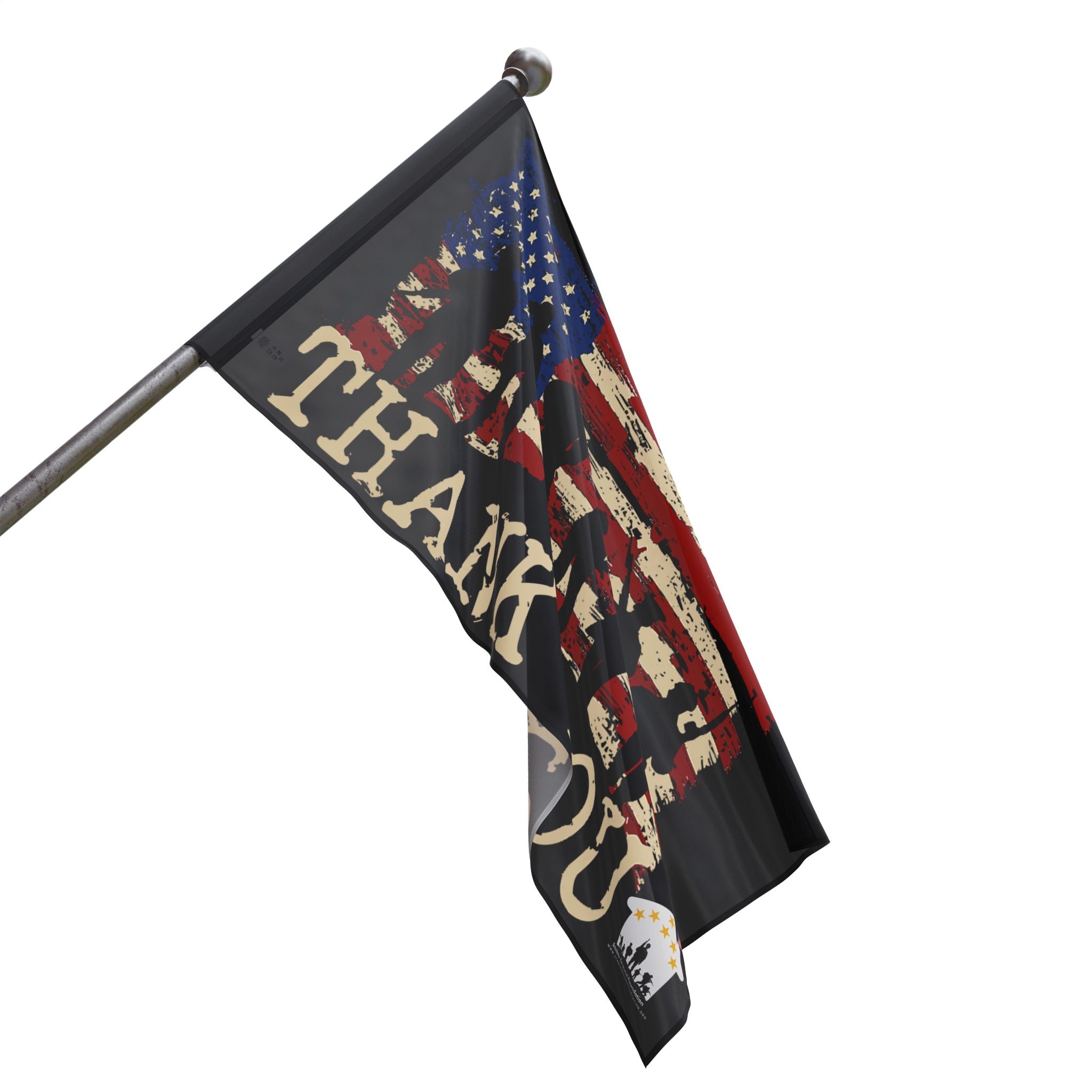 Thank You Veterans — Patriotic American Flag Honoring Our Heroes