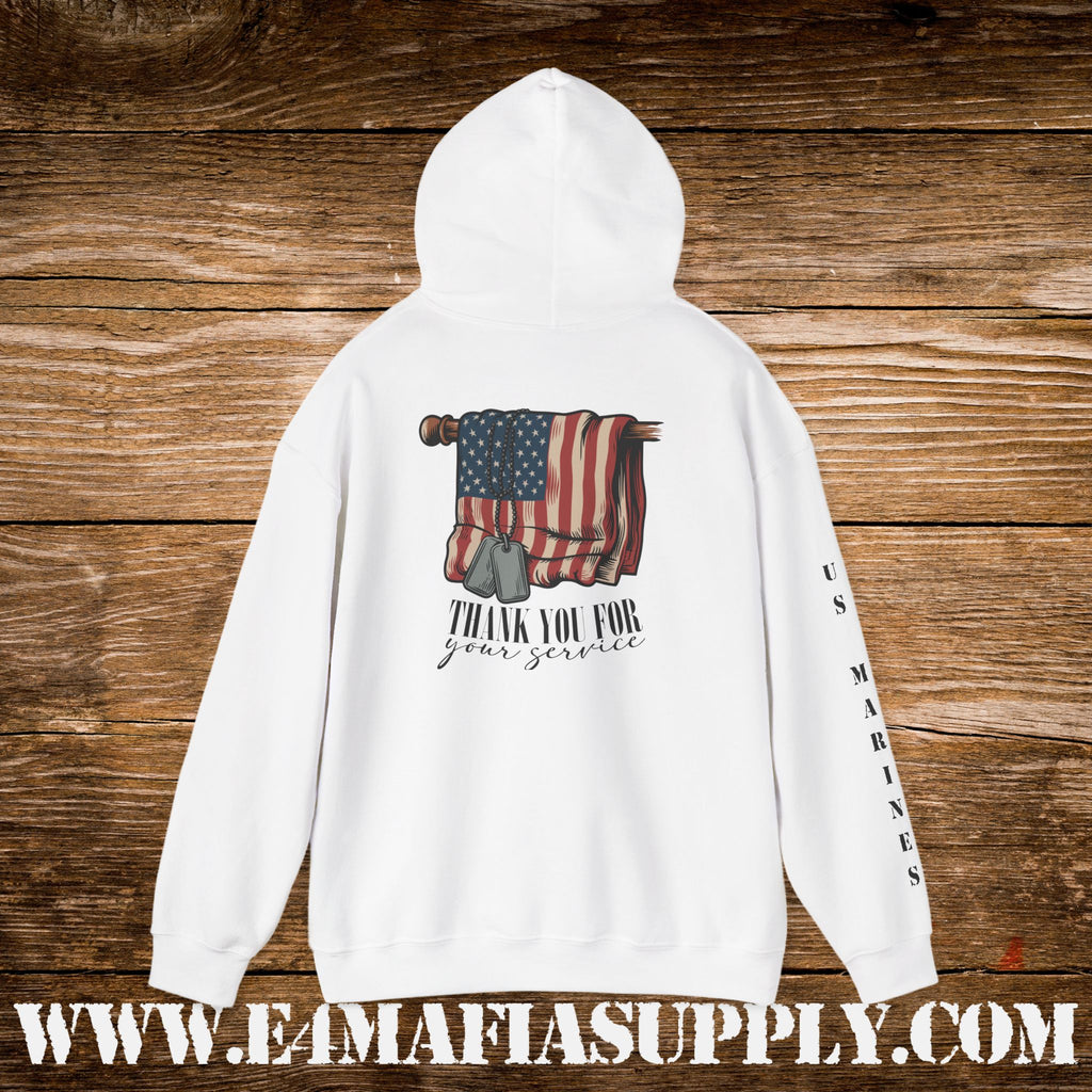 Thank You for Your Service – US Marines Hoodie