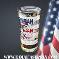 American Babe — Patriotic Camo Tumbler for the Bold, Beautiful & Free