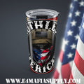 Ruthless American — Patriotic Tactical Tumbler for the Bold and the Brave