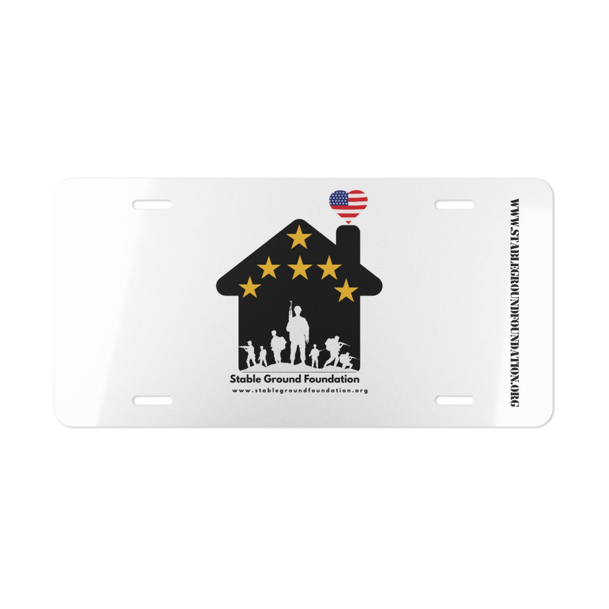 Stable Ground Foundation – Veteran Support License Plate