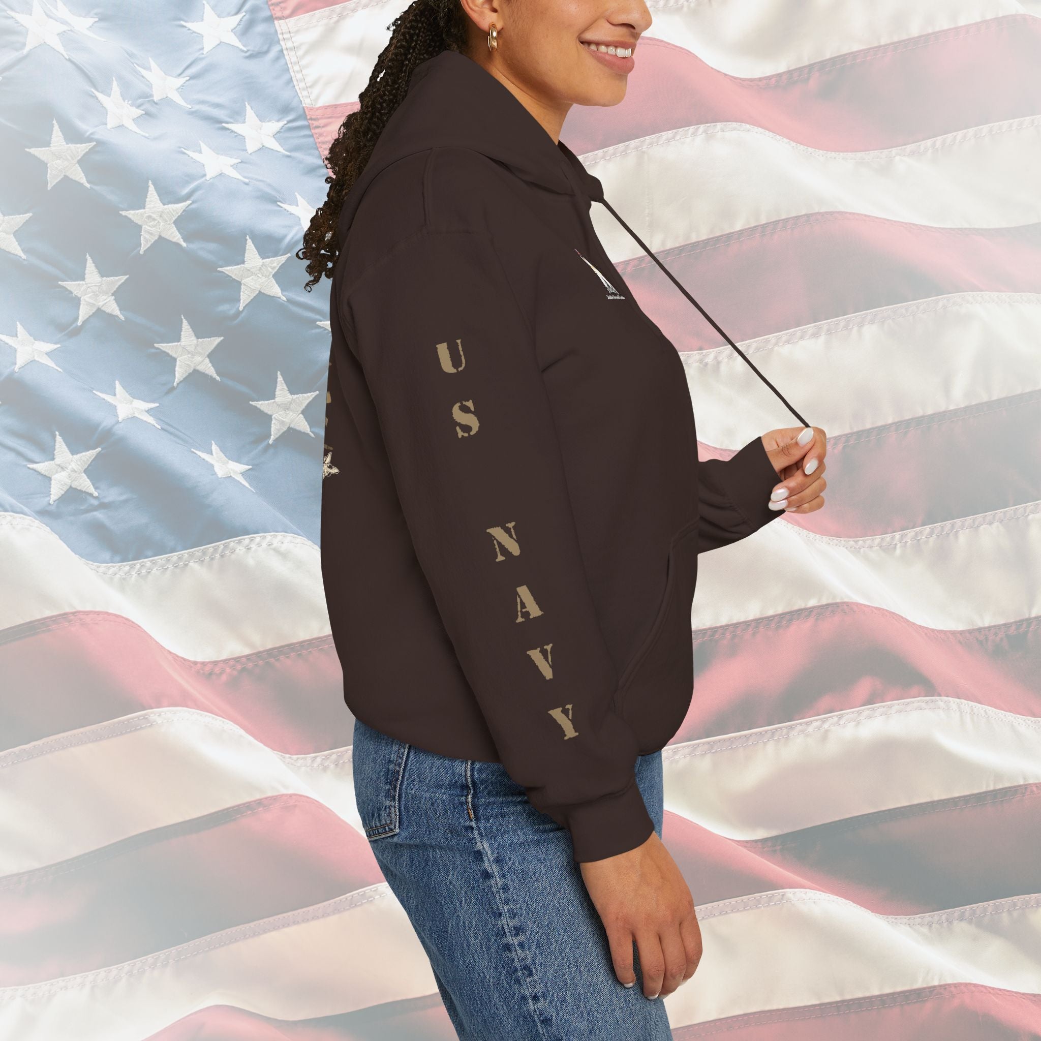 Love Our Veterans US Navy Hoodie