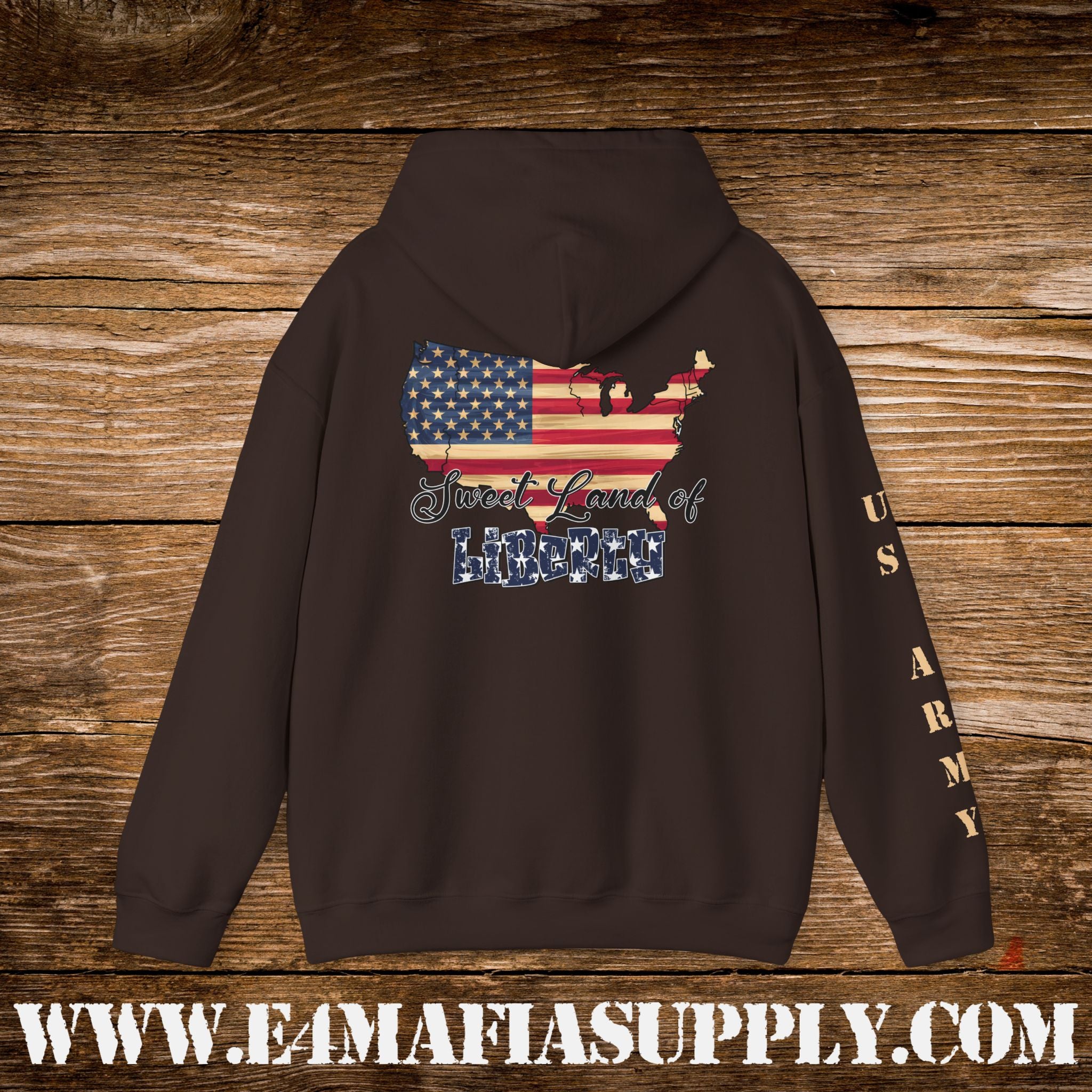 Land of the Free, Home of the Brave – US Army Hoodie