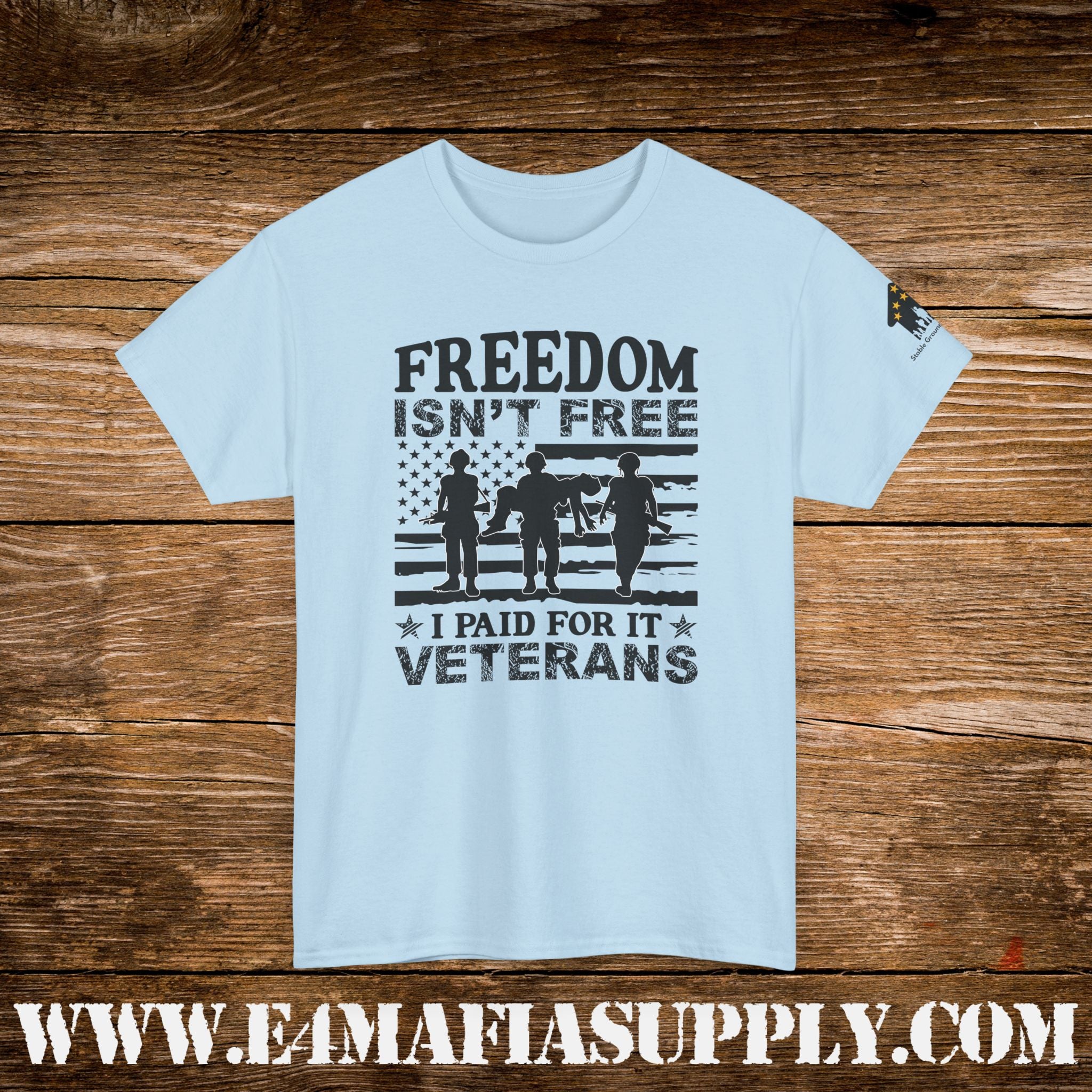 “Freedom Isn’t Free – I Paid for It” – Patriotic U.S. Veterans T-Shirt