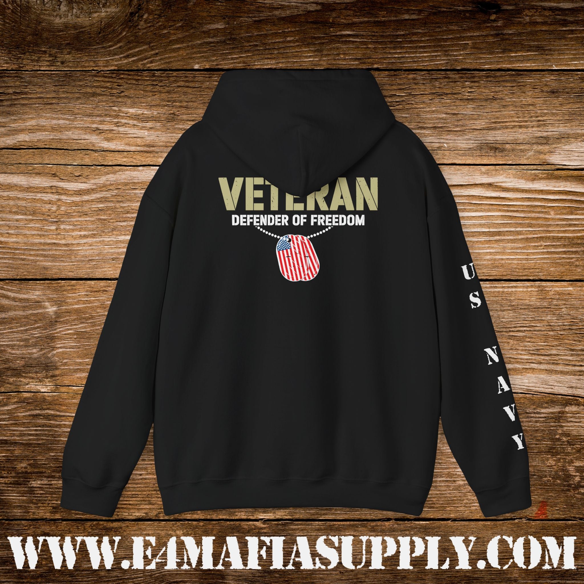 Veteran – Defender of Freedom – US Navy Hoodie