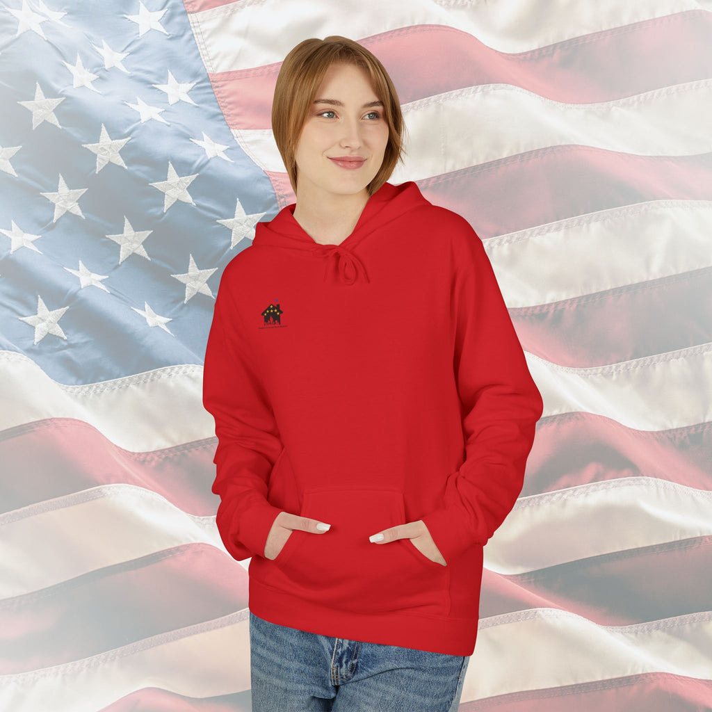 Copy of “Heroes Don’t Wear Capes – They Wear Dog Tags & Combat Boots” Patriotic Military Hoodie