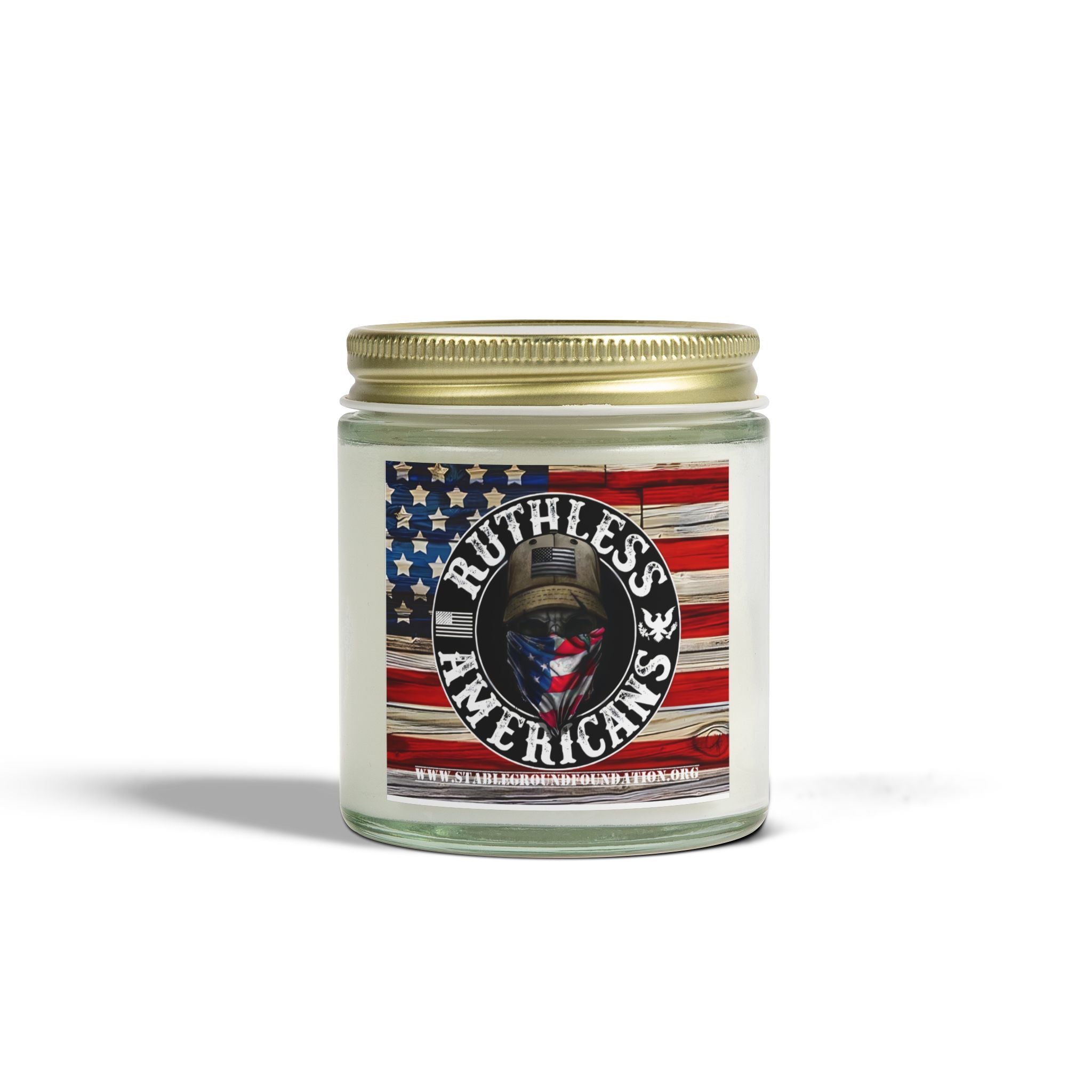 Ruthless American Candle | Bold Patriotic Gift for Veterans & Proud Patriots