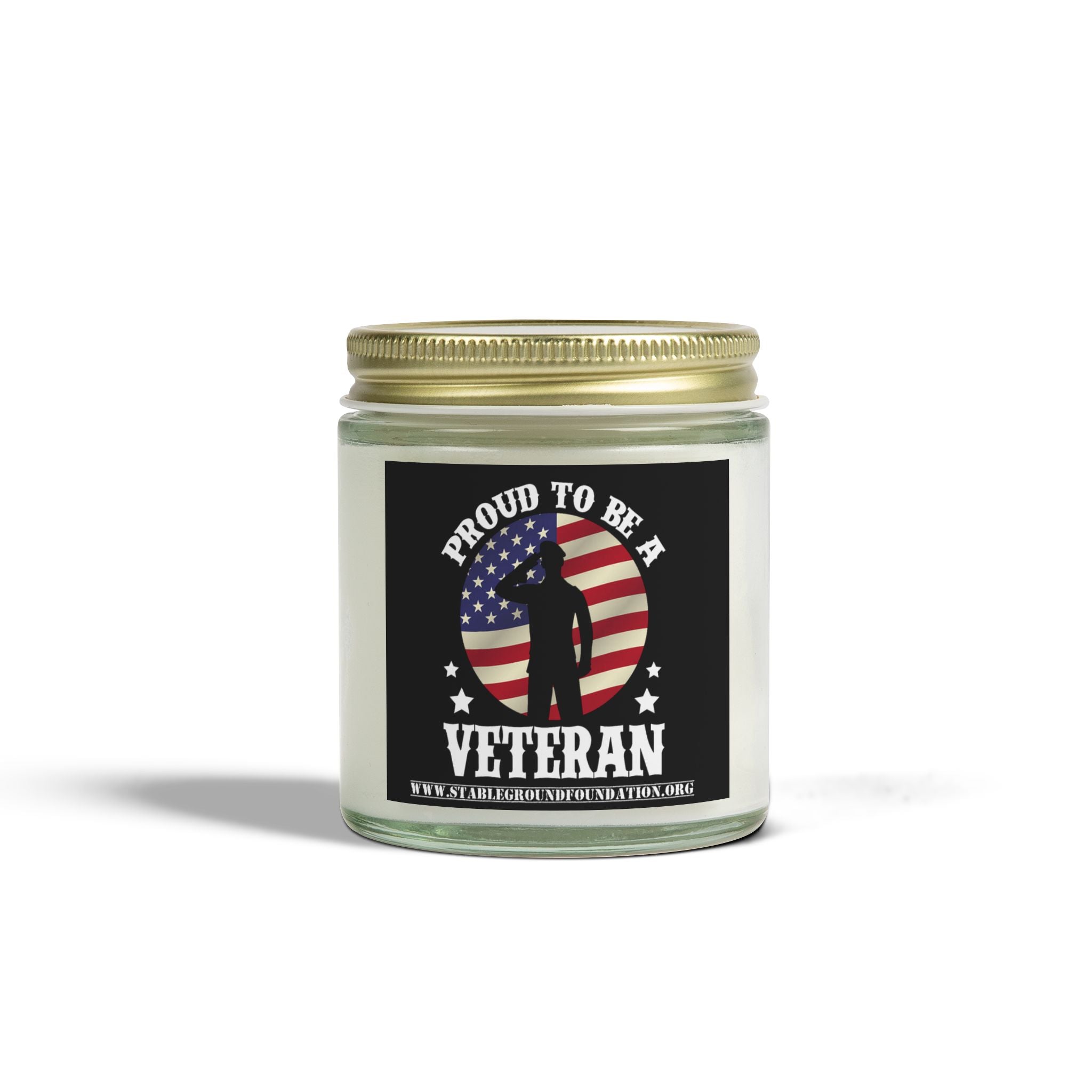 Proud to Be a Veteran Candle | Patriotic Gift for American Heroes
