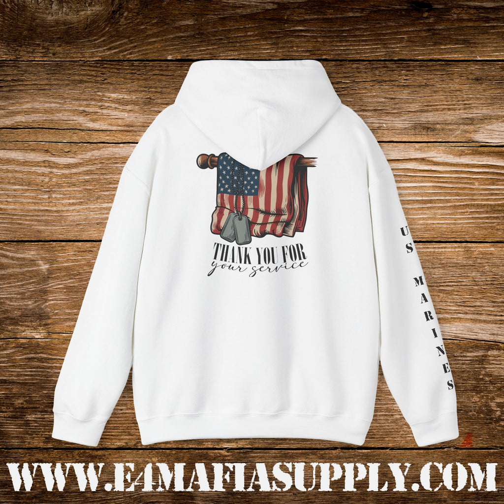 Thank You for Your Service – US Marines Hoodie