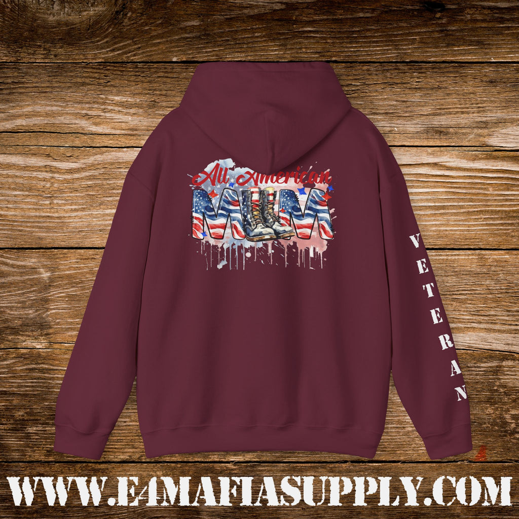 All American Mom – Patriotic Veteran Hoodie