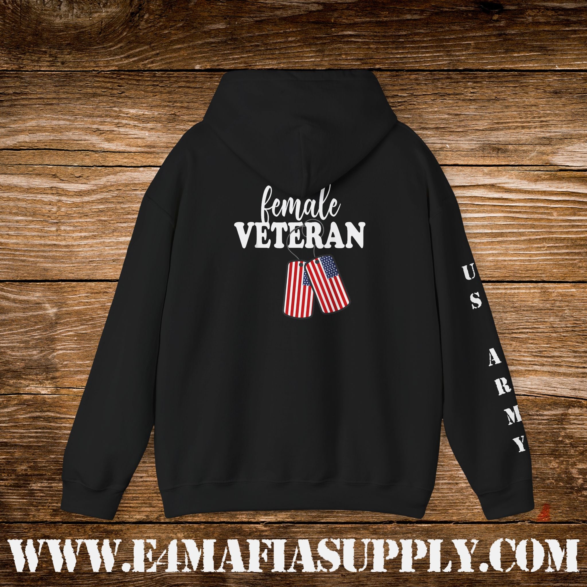 Female Veteran US Army Hoodie