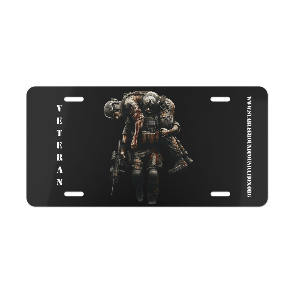 Veteran Brothers in Arms – Patriotic Military License Plate