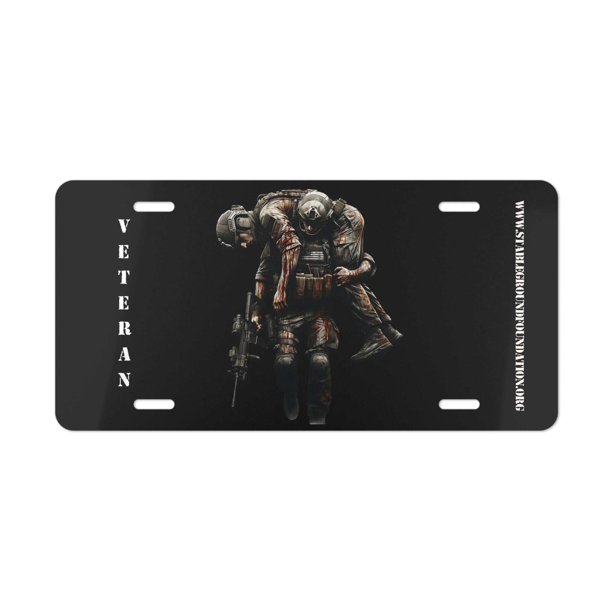 Veteran Brothers in Arms – Patriotic Military License Plate
