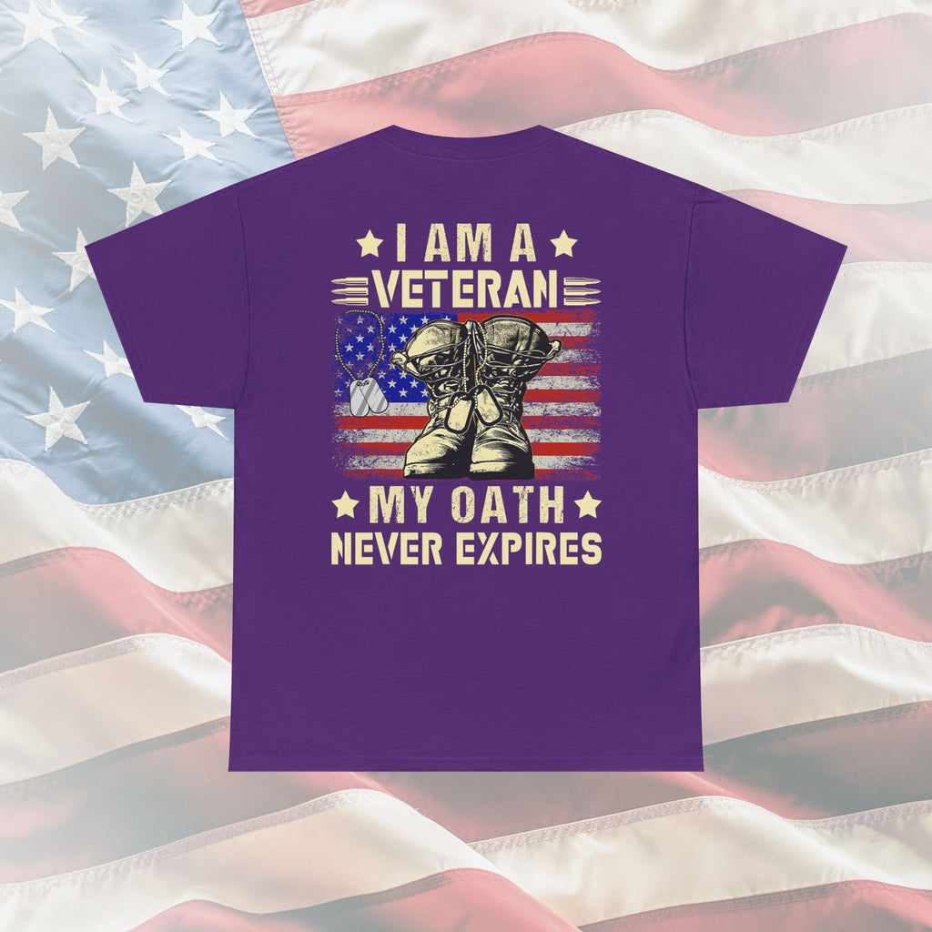 I Am A Veteran: The Unwavering Oath Tee for American Patriots Whose Duty Never Ends