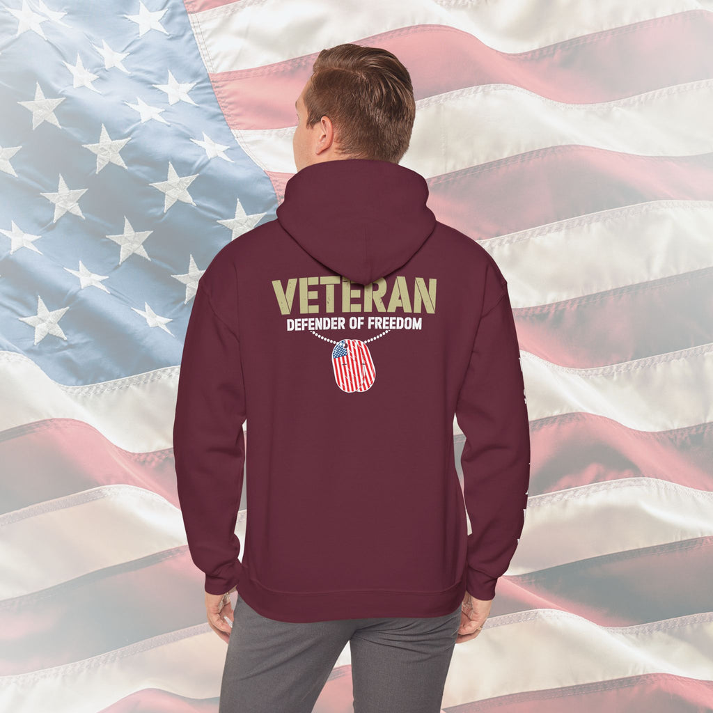 Veteran – Defender of Freedom – US Navy Hoodie