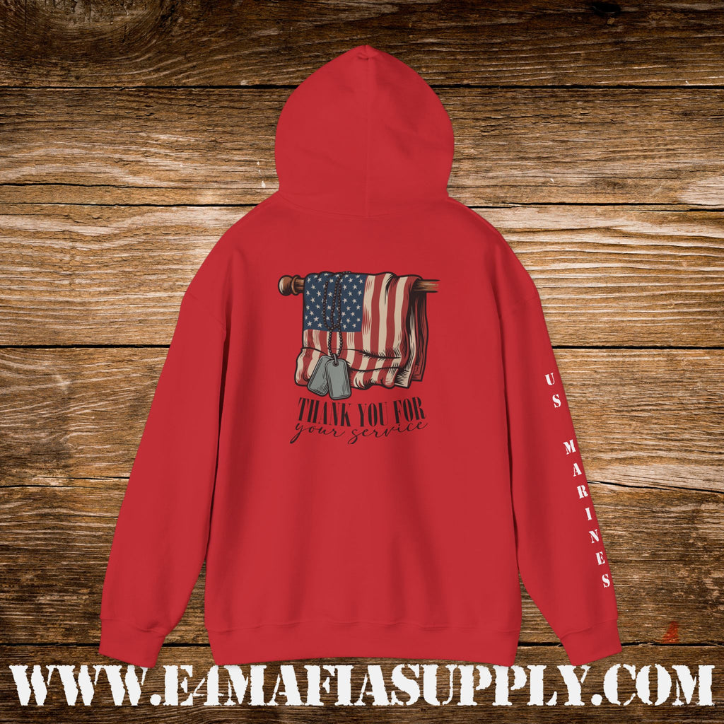 Thank You for Your Service – US Marines Hoodie