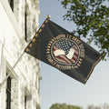 Proud to Have Served — Female Veteran Flag Honoring Courage and Commitment