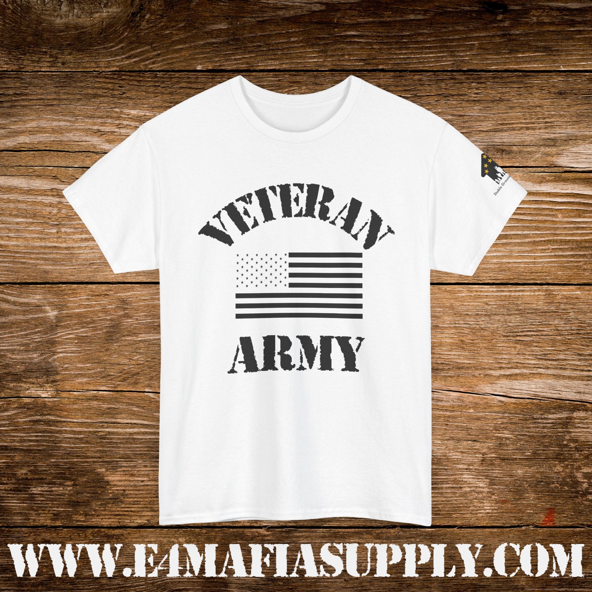 Army Veteran Flag T-Shirt
