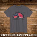 “All Gave Some, Some Gave All” – Soldier Silhouette American Flag Memorial T-Shirt