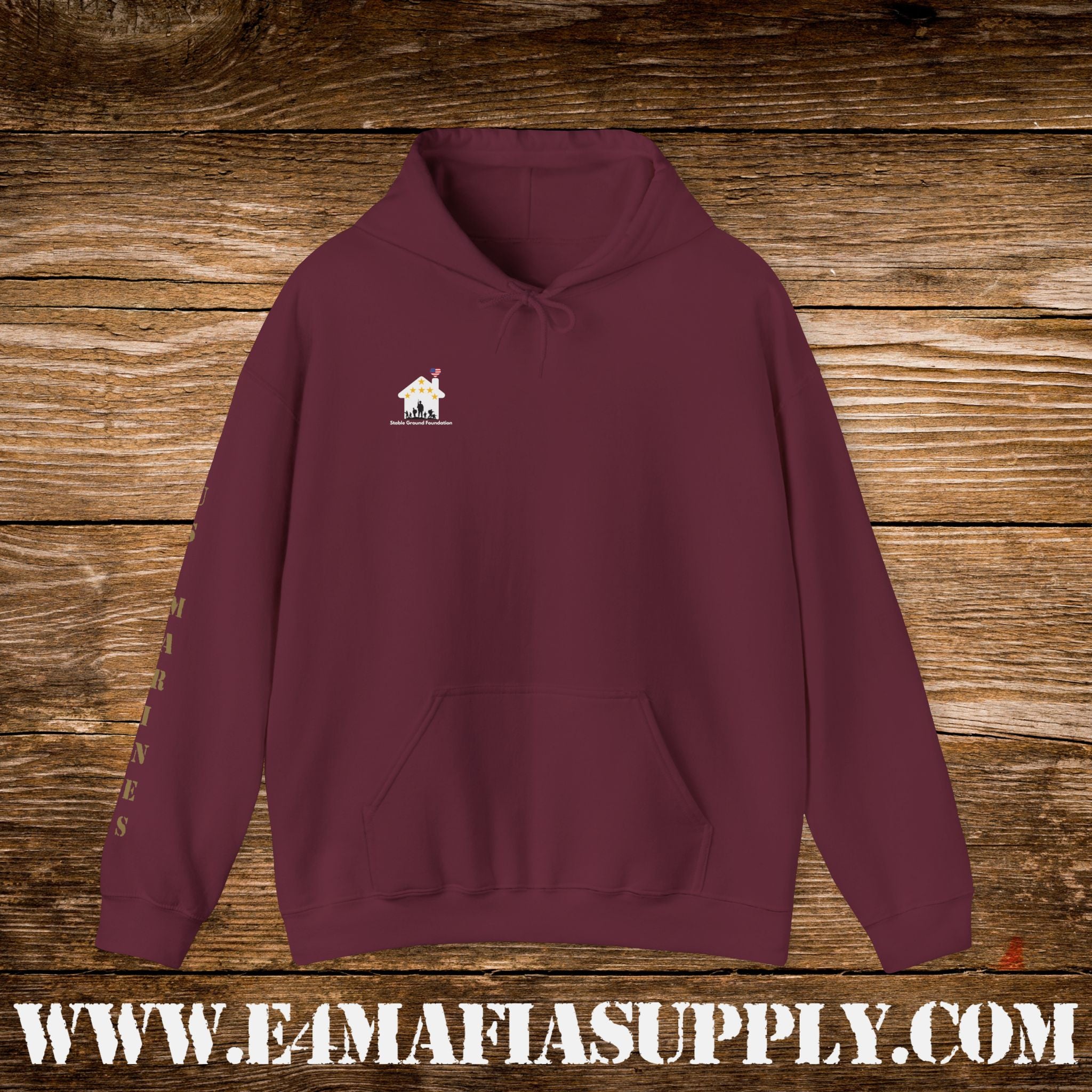 Copy of My Time in Uniform Is Over But Being a Veteran Never Ends – US Marines Hoodie