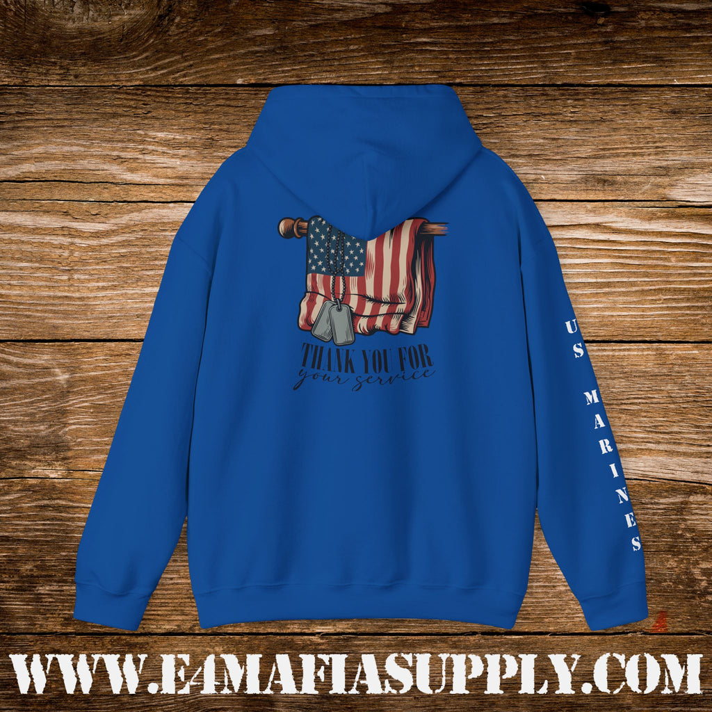 Thank You for Your Service – US Marines Hoodie