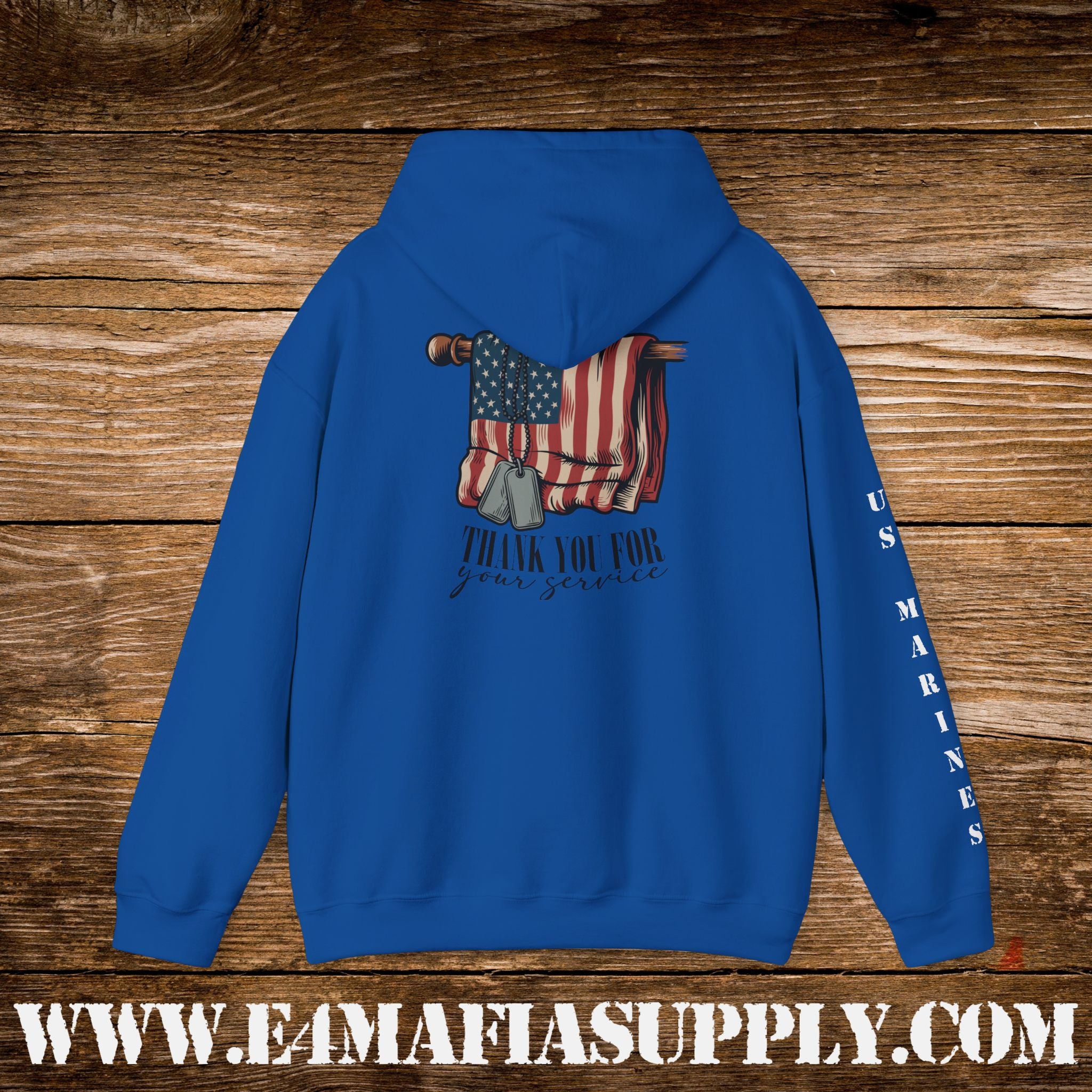 Thank You for Your Service – US Marines Hoodie