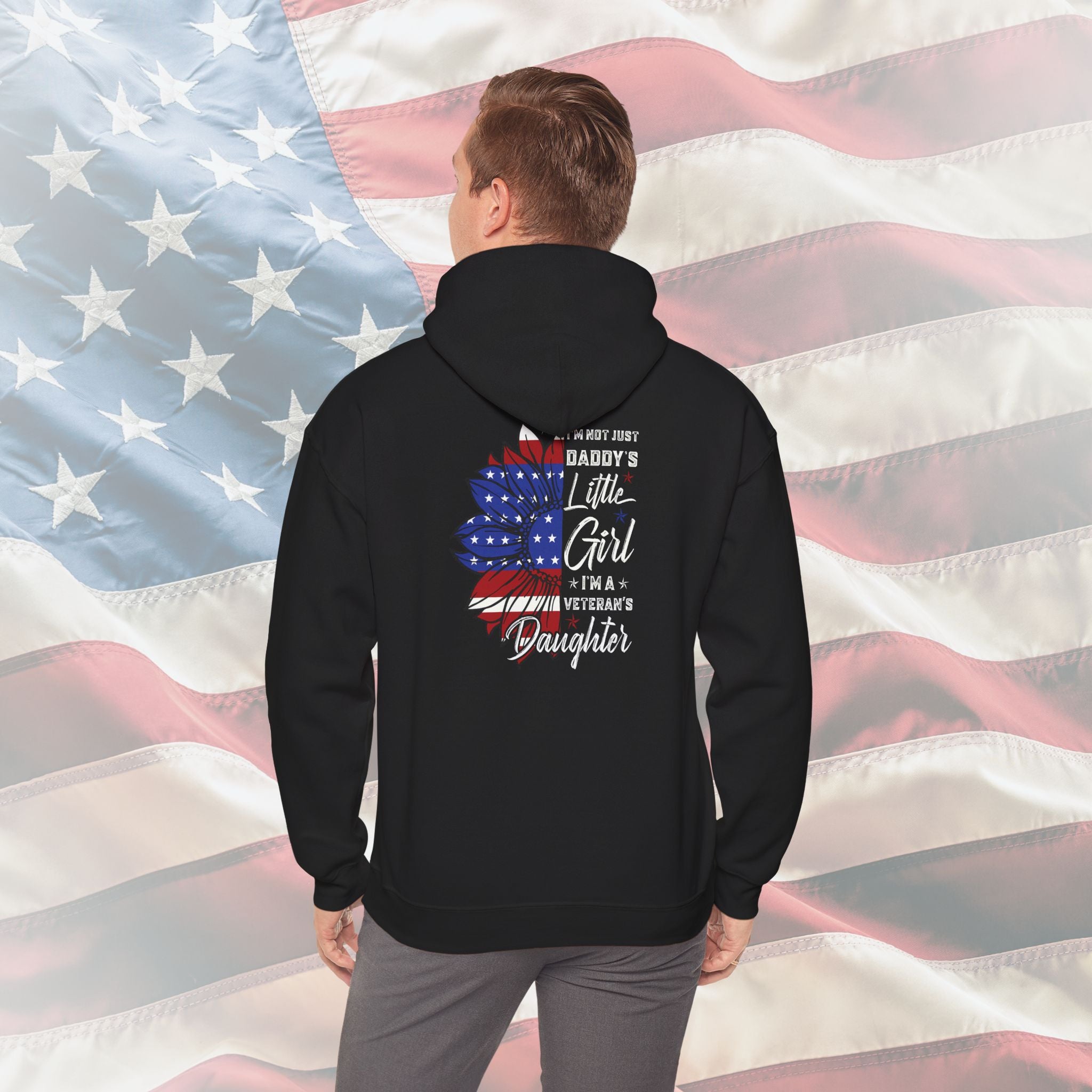 Daddy’s Little Girl I’m a Veteran’s Daughter Hoodie