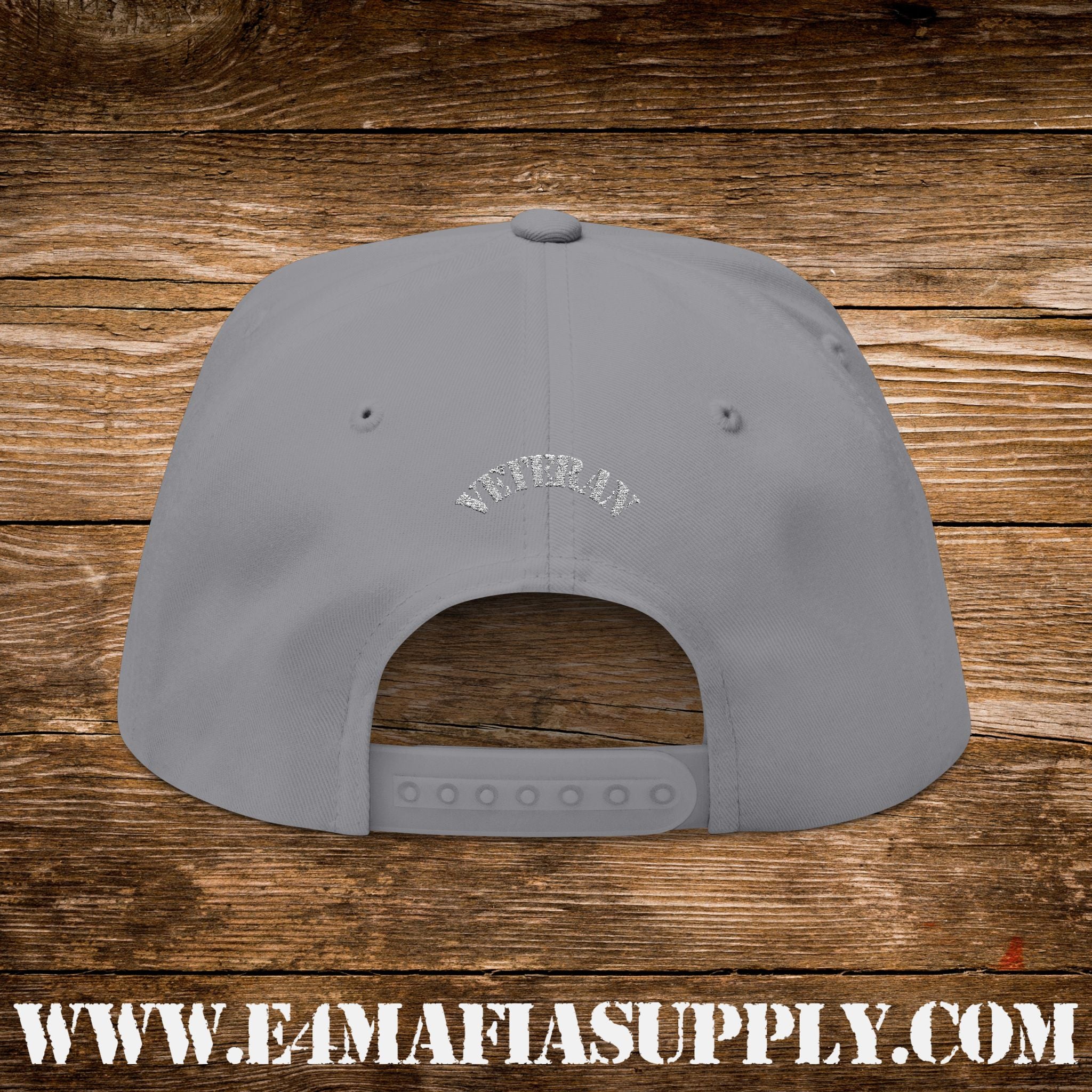 Zero Regrets, Just Deployments” – Patriotic Veteran Flat Bill Cap