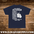 "I Am a Grumpy Veteran": The Bold Statement Tee That Shows Your Unbreakable Commitment