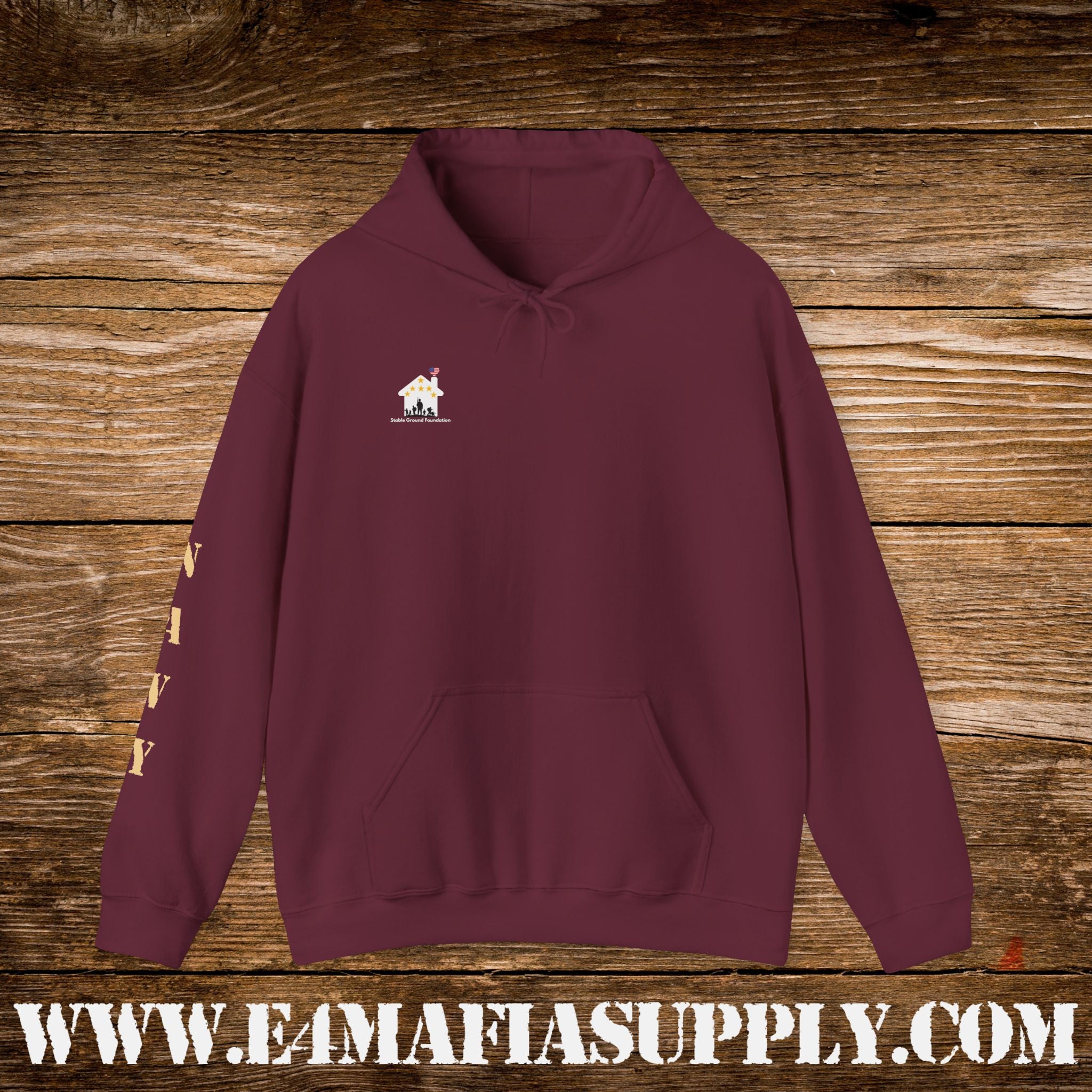 “Navy Veteran Flag” Military Pride Hoodie