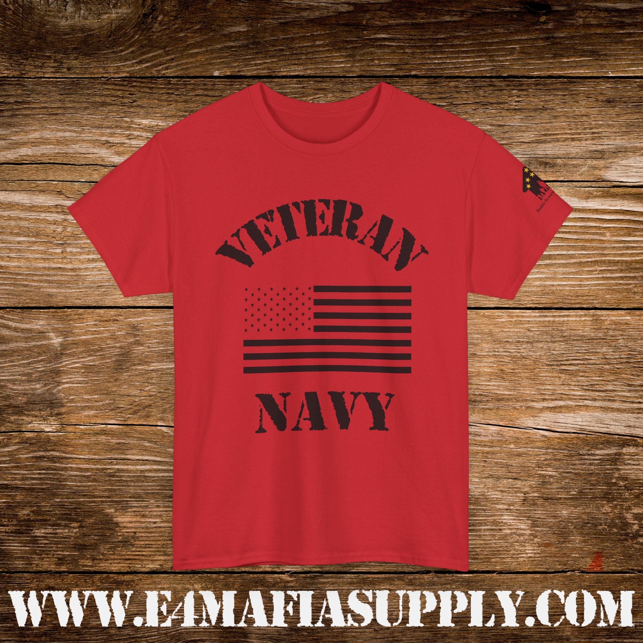 Navy Veteran Flag T-Shirt