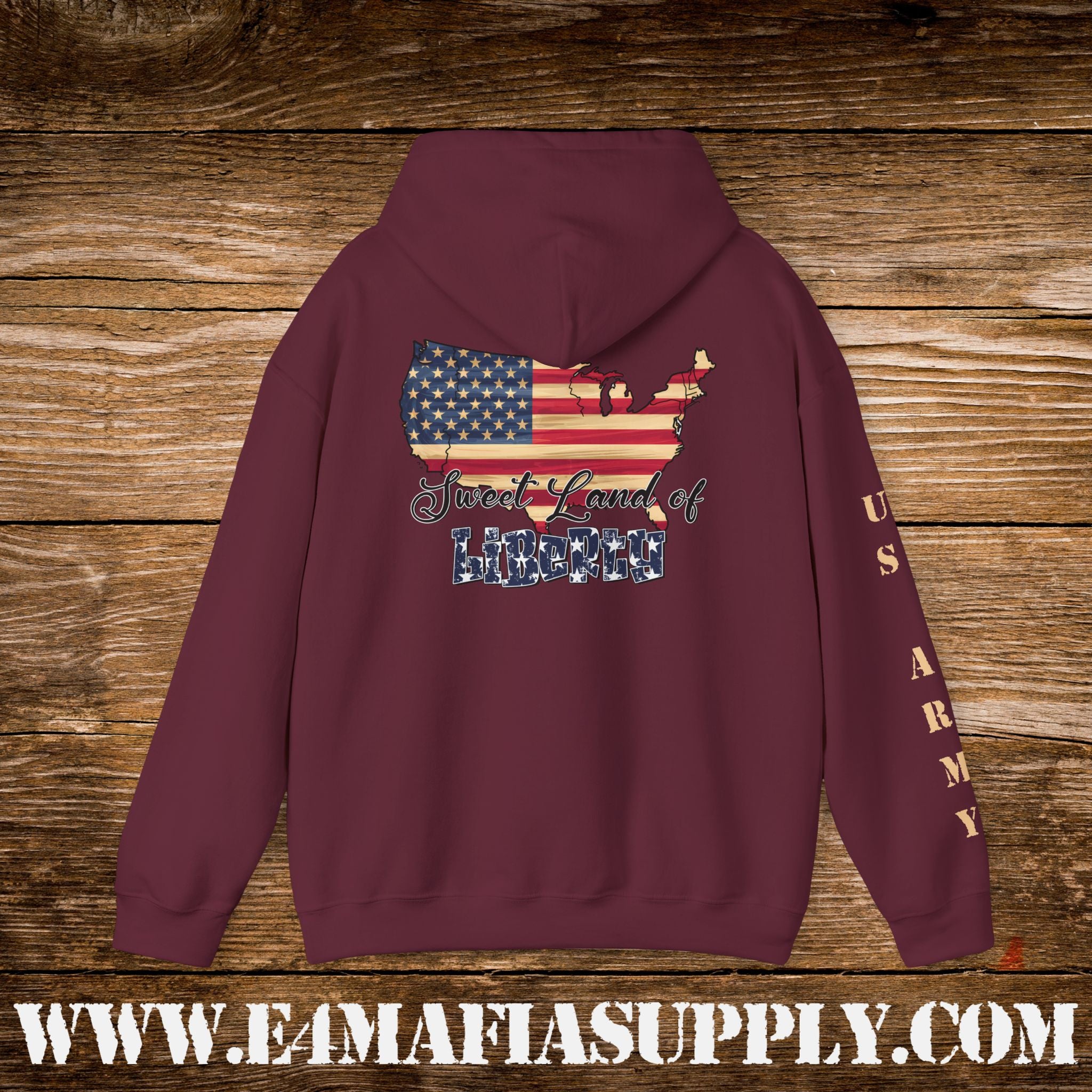 Land of the Free, Home of the Brave – US Army Hoodie