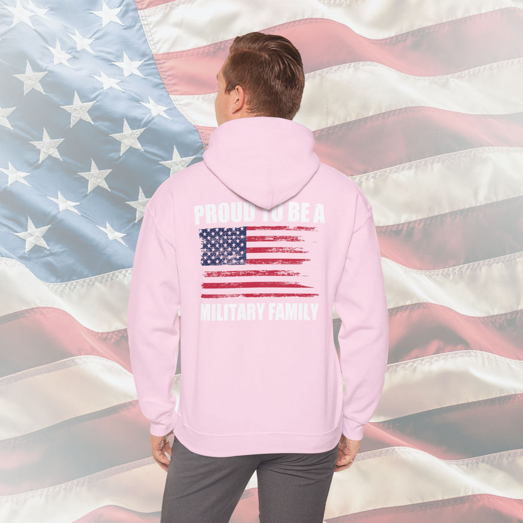 Proud to Be a Military Family – US Navy Hoodie