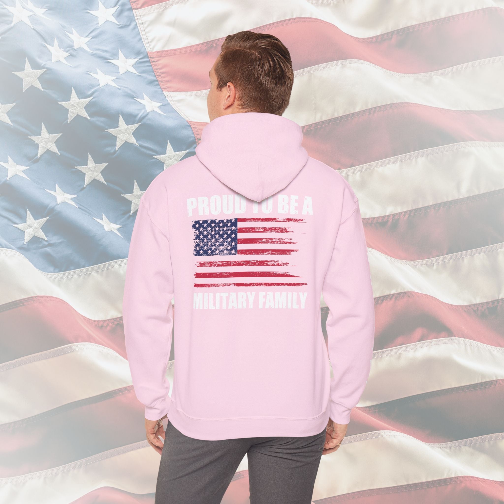 Proud to Be a Military Family – US Navy Hoodie