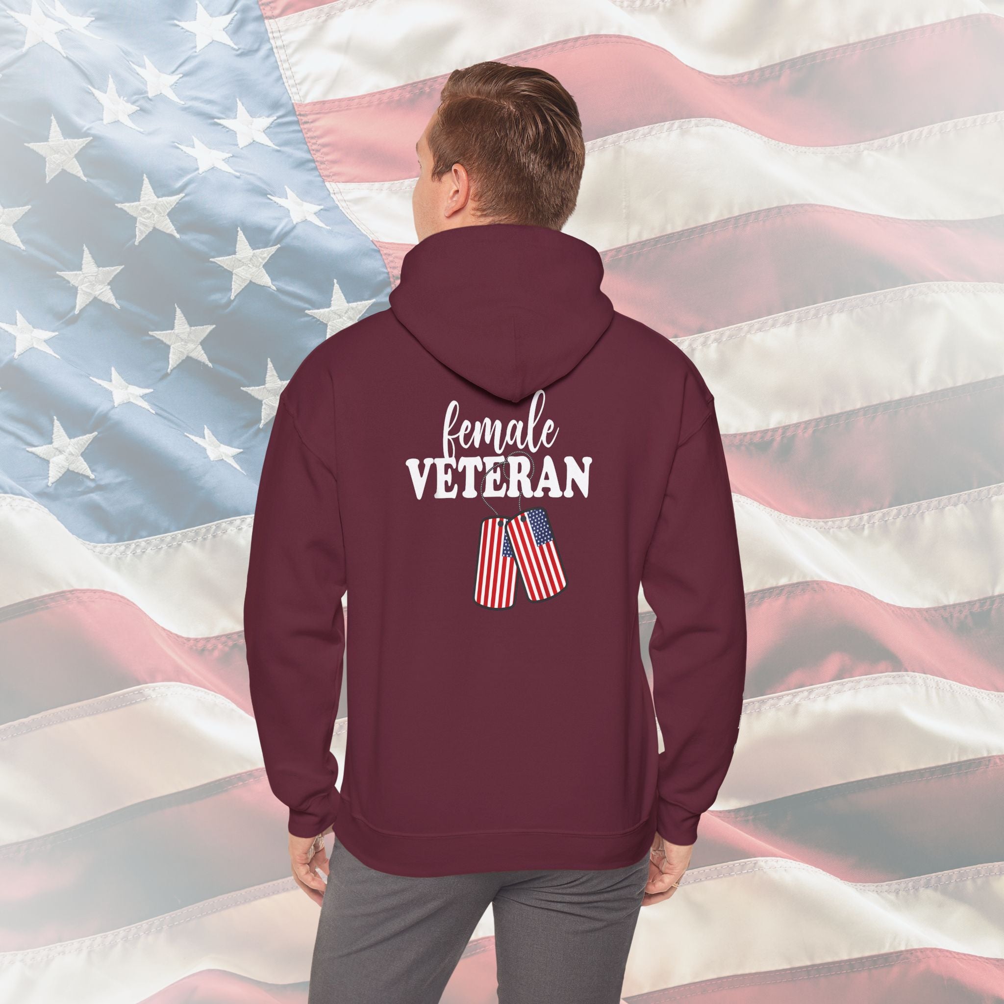 Female Veteran US Air Force Hoodie