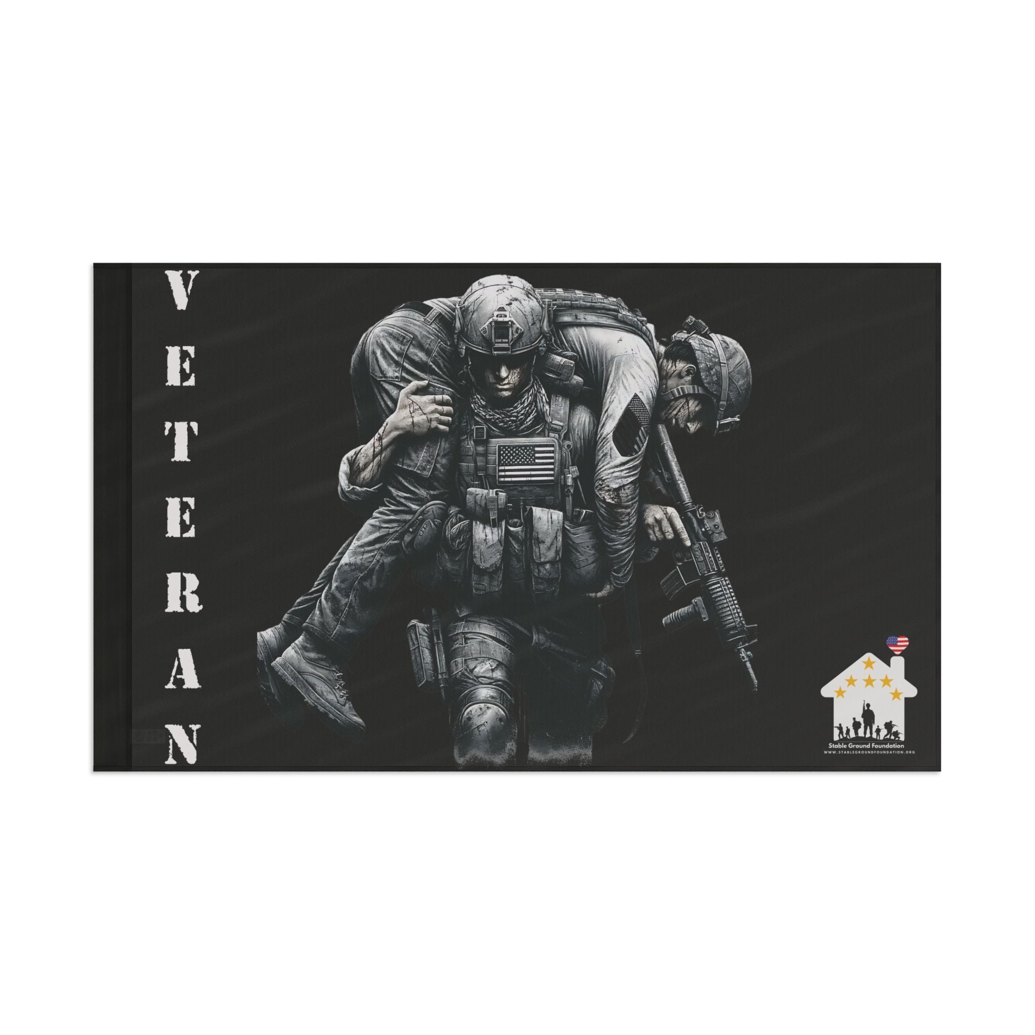 Veteran Brotherhood Flag – Never Leave a Brother Behind Tribute Flag