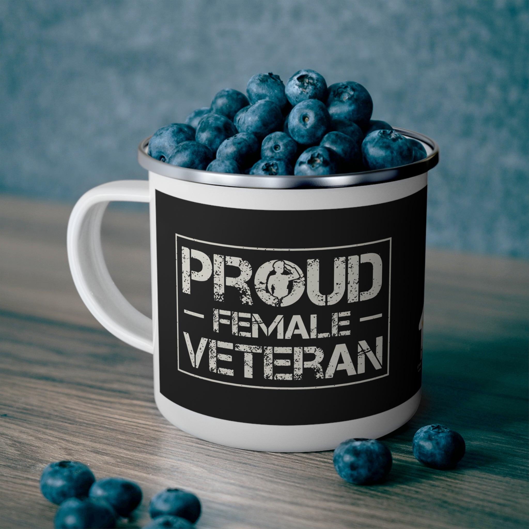 Proud Female Veteran Coffee Cup – Because Humble Is Overrated